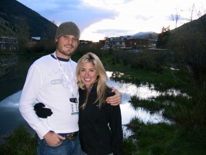 JB and Jen in Telluride, CO at Mountain Film Festival