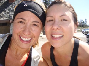 Jen and Carly post run